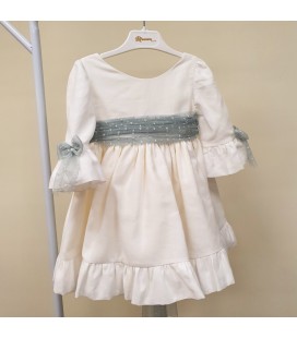 Mamen - Vestido arras lino tul