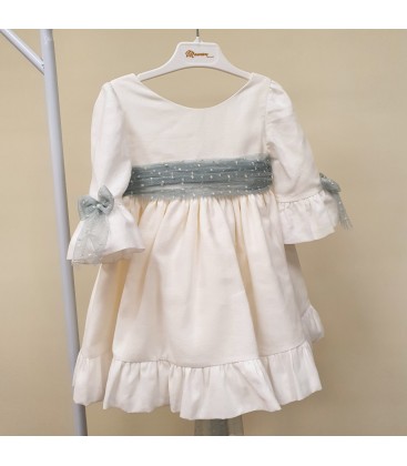 Mamen - Vestido arras lino tul