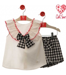 Del Sur - Conjunto niña Cacao