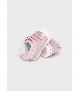 Mayoral Newborn - Deportivas volante color colorete