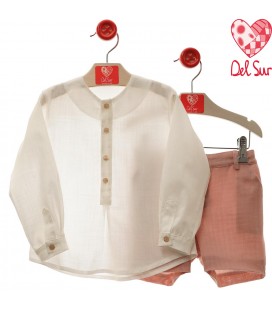 Del Sur - Conjunto niño Azúcar crudo - piedra