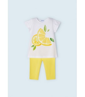 Mayoral - Conj. leggings 3d color mimosa