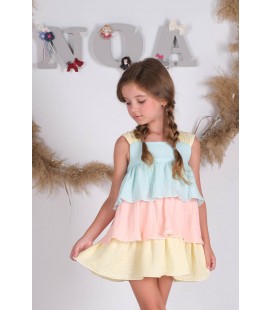 Noa - Vestido Oliva para niña