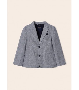 Mayoral - Americana lino tailoring color rayas