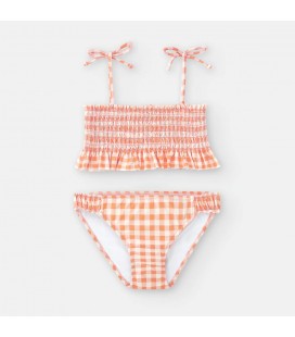 Waterlemon - Top bikini niña cuadros