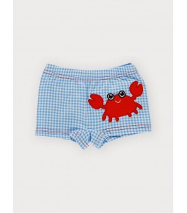 SARDON - Bañador boxer licra Tenacitas celeste