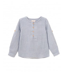 Dadati - Camisa vichy azul niño Country