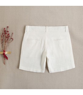 Dadati - Bermuda blanca para niño