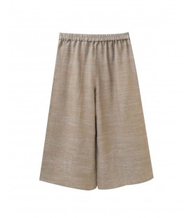 Dadati - Pantalón culotte verde para niña Hojas Verdes