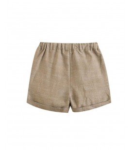 Dadati - Pantalón corto niño Hojas Verdes