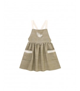 Dadati - Vestido verde para niña
