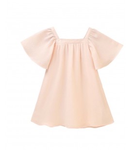 Dadati - Vestido beige para niña