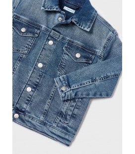 Mayoral - Cazadora denim color medio
