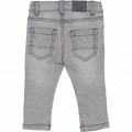 Birba - Pantalón gris denim para bebé