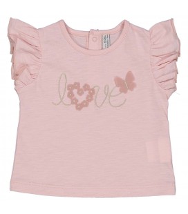 Birba - Camiseta rosa para bebé