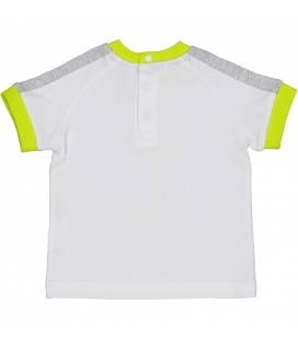 Birba - Camiseta Cebra blanca para bebé