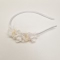 Siena - Diadema bambula y gypsophila