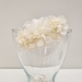 Siena - Clip flor bambula y gipsophila