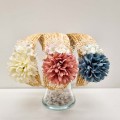 Siena - Diadema mimbre con flor dalia