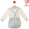 Del Sur - Conjunto para bebé Matilda celeste