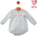 Del Sur - Pelele para bebé Matilda celeste