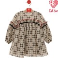 Del Sur - Vestido Camelot gris para niña