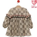 Del Sur - Vestido Camelot gris para niña