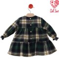 Del Sur - Vestido para bebé Sabrina verde