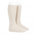 Cóndor - Calcetines altos básicos punto liso - Lino