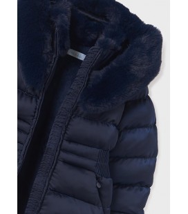 Abel&Lula - Chaqueton satinado pelo navy