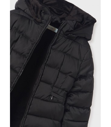 Abel&Lula - Chaqueton acolchado glitter negro