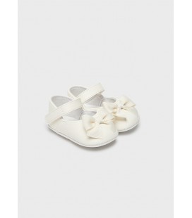 Mayoral Newborn - Set merceditas y diadema crudo