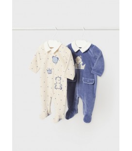 Mayoral Newborn - Set 2 peleles tundosado winter