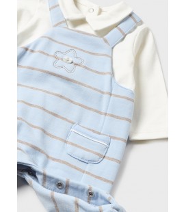 Mayoral Newborn - Pelele peto felpa cielo