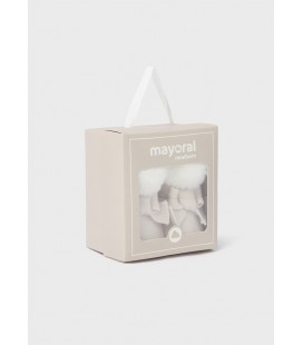 Mayoral Newborn - Botita tricot milk vigoré