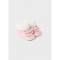 Mayoral Newborn - Botita tricot rosa baby