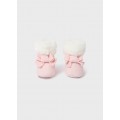 Mayoral Newborn - Botita tricot rosa baby