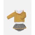 Juliana - Conjunto con chaqueta color mostaza