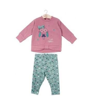 Babybol - Conjunto 2 piezas malva