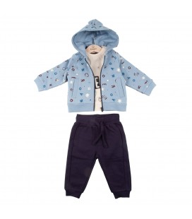 Babybol - Conjunto 3 piezas celeste