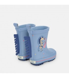 Waterlemon - Botas de agua azul cebra jazz