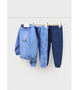 Mayoral - Chandal print 2 pantalones cielo