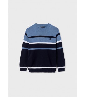 Mayoral - Jersey blocking azul mez