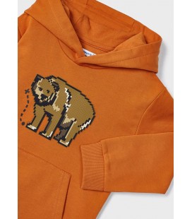 Mayoral - Pullover aplique engomado azafran