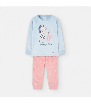 Waterlemon - Pijama celeste cebra jazz