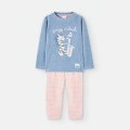 Waterlemon - Pijama azul y rosa cebra jazz