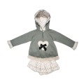 Valentina Bebés - Conjunto sudadera bordada verde