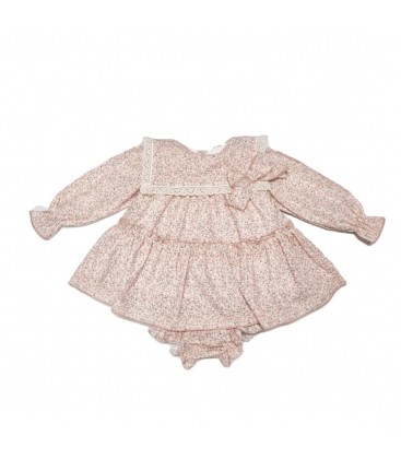 Valentina Bebés - Vestido florecitas rosa