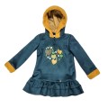 Vera - Vestido niña con capucha y pelo