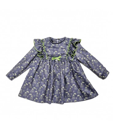 Nekenia - Vestido niña estampado oso
